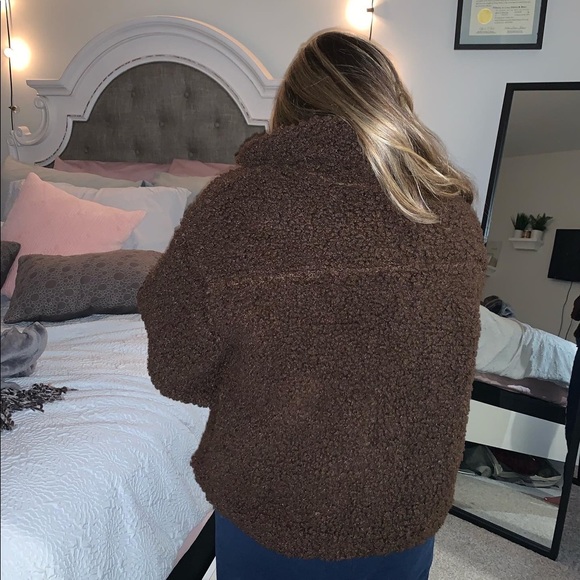 Brown Teddy Coat - Picture 4 of 4